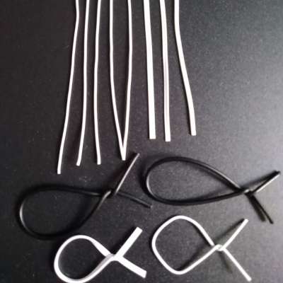 Raw material PE plastic nose wire strips mask nose clip for disposable face mask