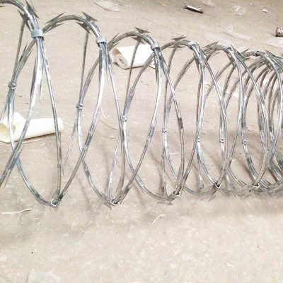 CBT-60 CBT-65 Hot Galvanized Concertina Wire For Singapore