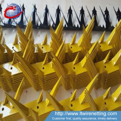 Various kinds of color PVC coated high strength security wall razor spike