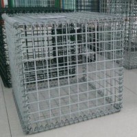 China supplier hot-dipped/electric galvanized welded gabion box mesh for garden