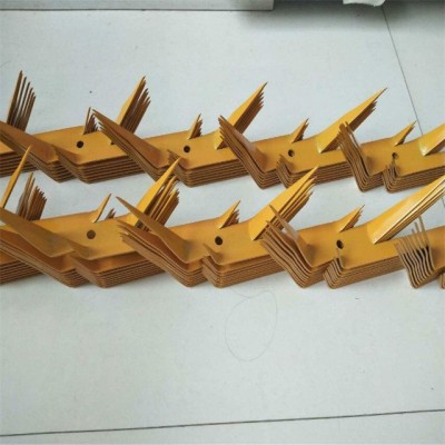 Anti-climb high strength security PVC coated wall spikes barbed nail for wall fence