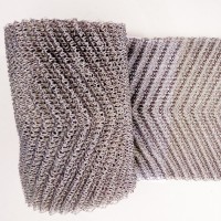 Factory Price Metal Steel Wire Knitted Woven Mesh, SS304 316 Knitted Wire Mesh For Filter