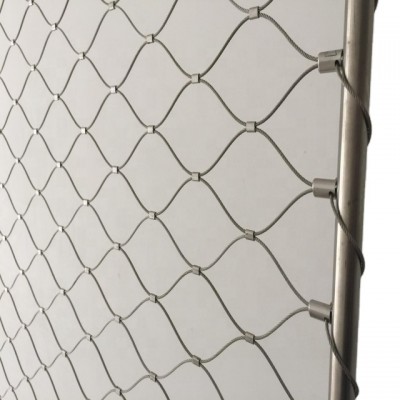 High Tensile Strength Rope Mesh Security Fence for Animal Cage