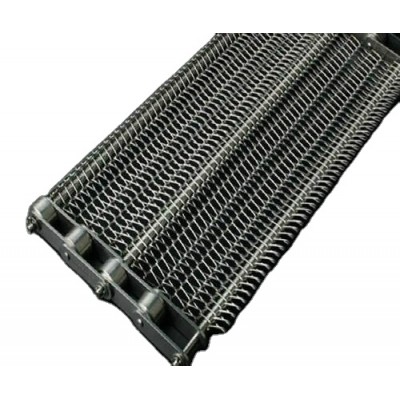 China metal steel link wire mesh belt conveyor