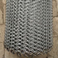 3/4" Pitch Grid Link Conveyor Mesh Belt