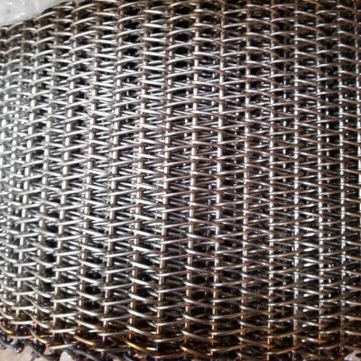 Stainless Steel Chain Link Wire Mesh Conveyor Belt/Flat Belt Conveyor