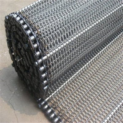 Food Processing Industrial Chain Link Wire Mesh Conveyor Belt